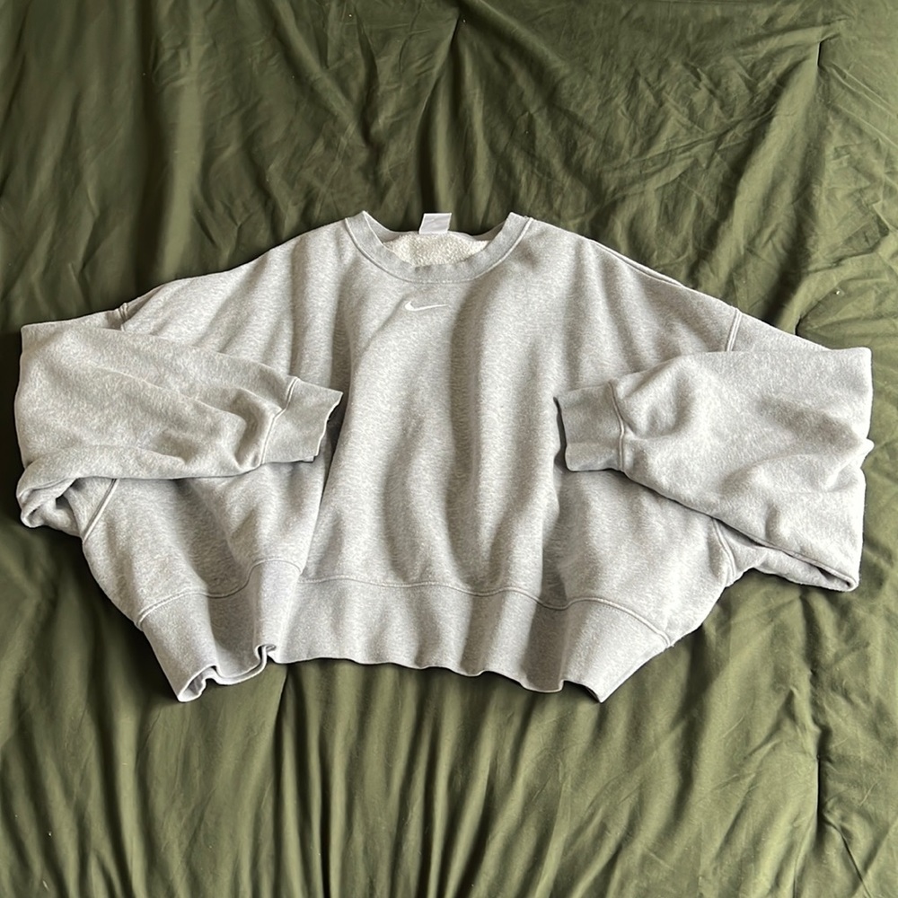 Nike Phoenix Fleece Crewneck - Grey XL